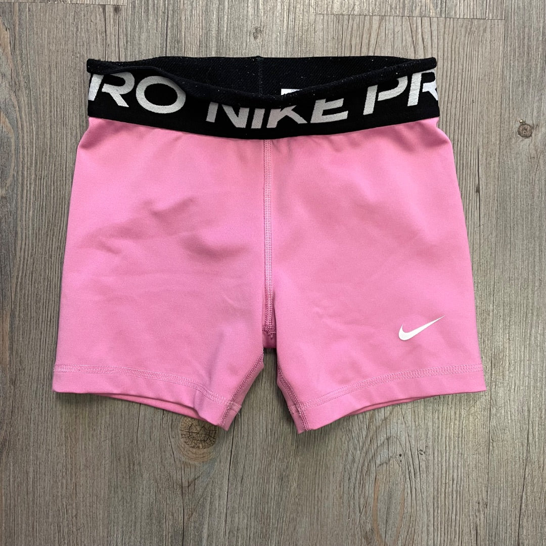 Pink Nike Active Shorts, 9-10Y