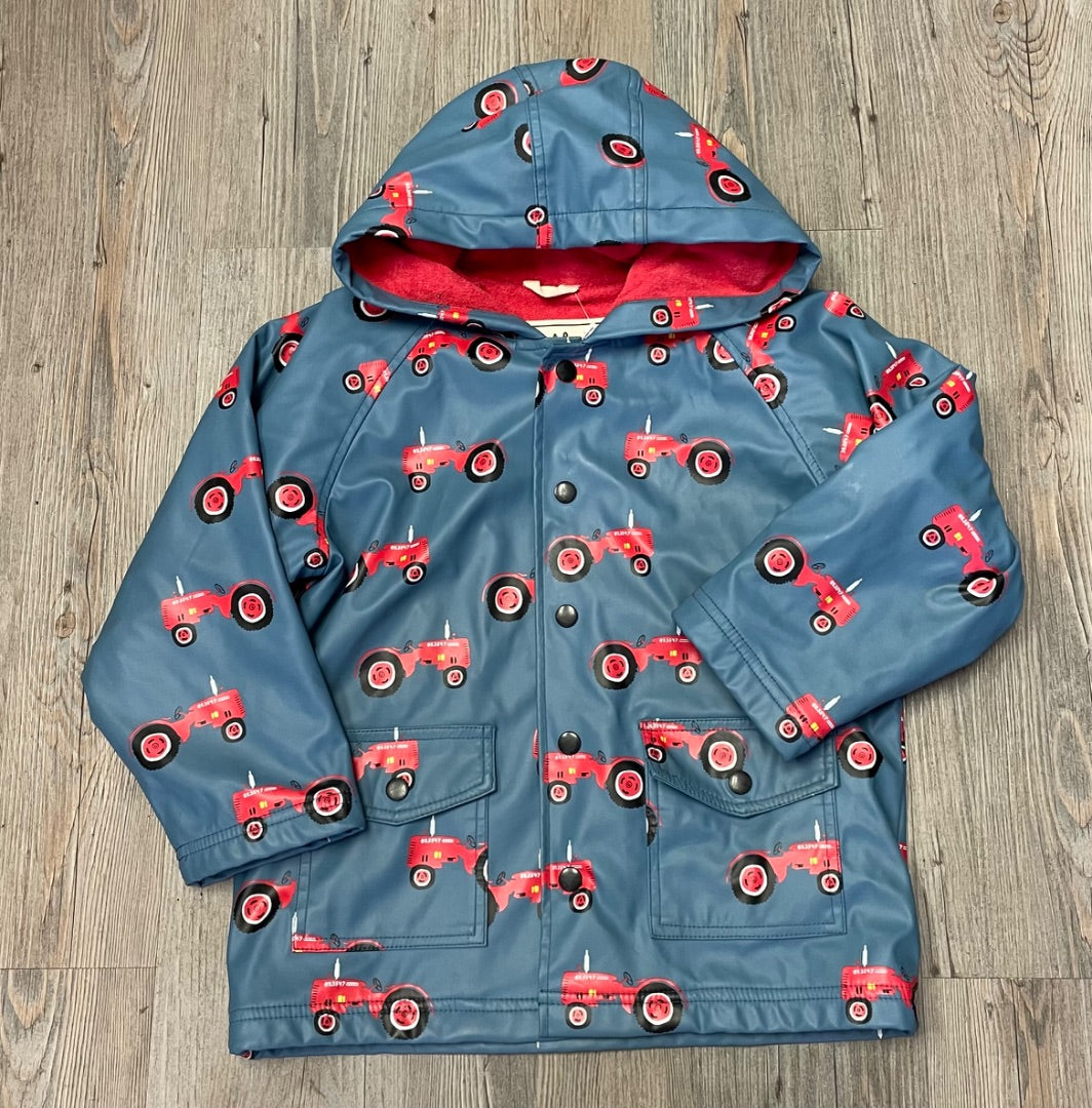 Blue Hatley Rain Jacket, 5Y
