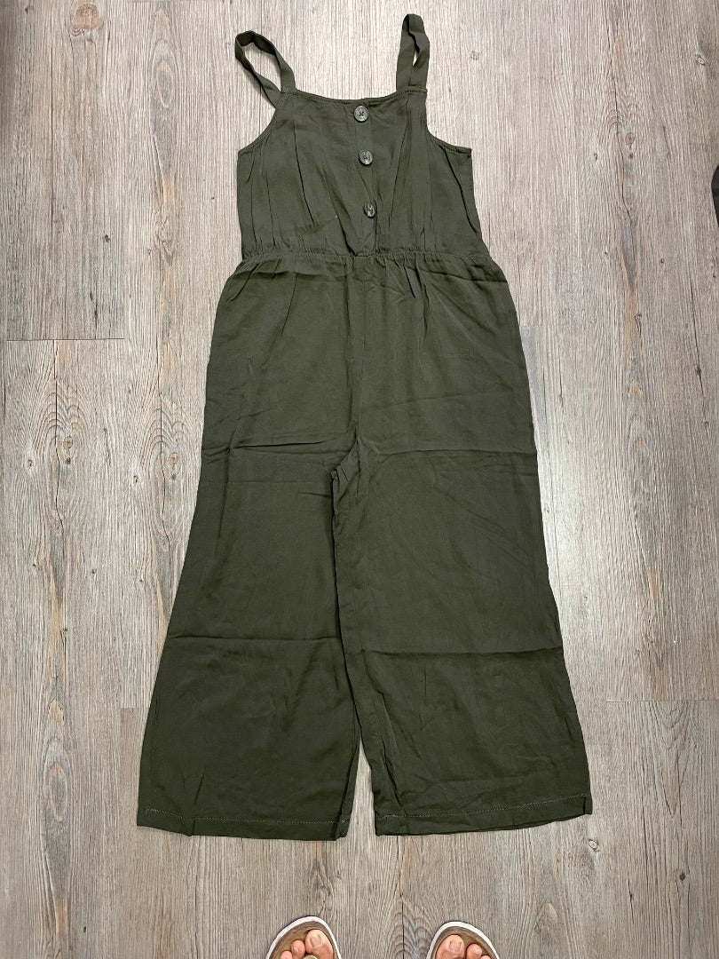 Green Zuko Girl Romper, 10Y