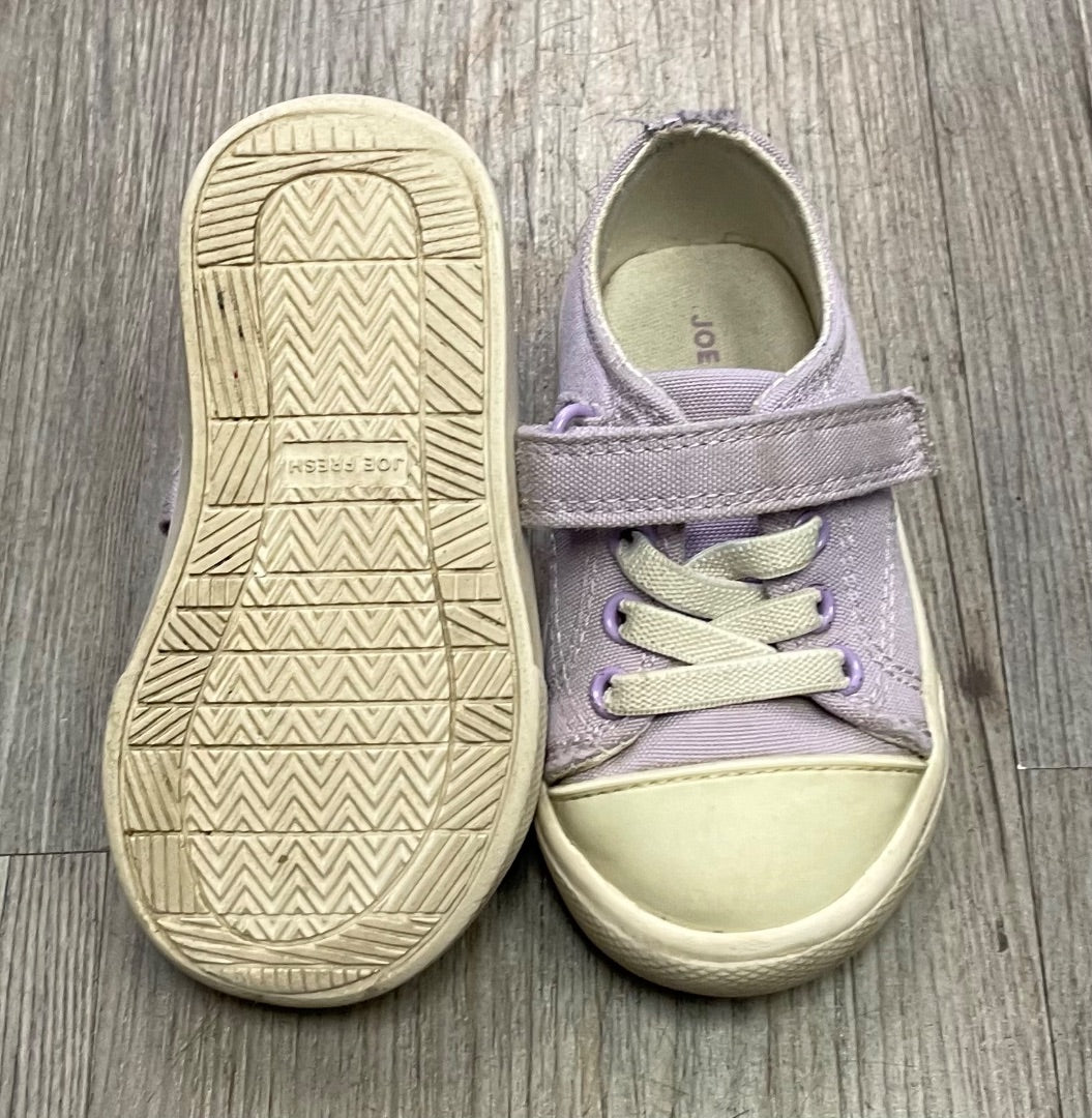 Lavander Joe Fresh Velcro Shoes, 4T