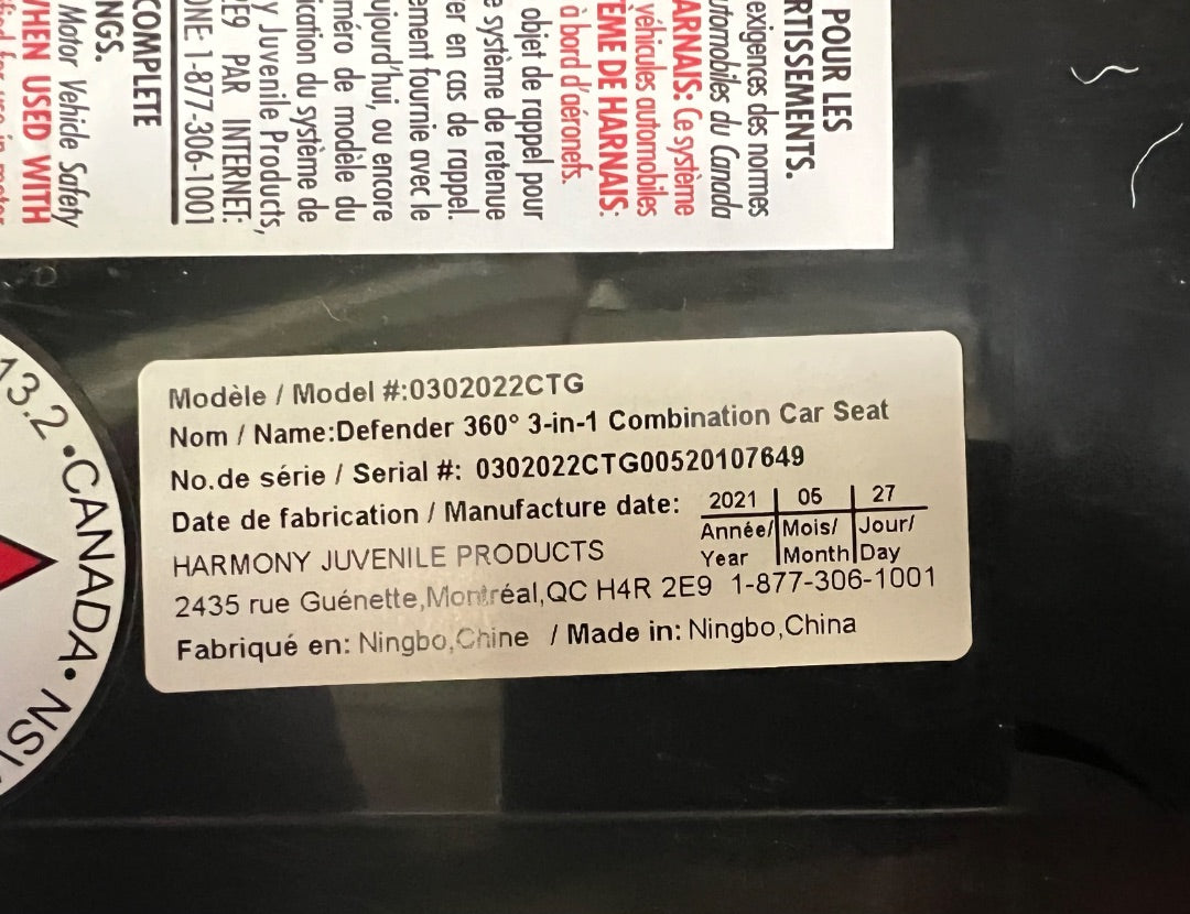 Black Harmony Defender 360 3in1, Expires June 2031