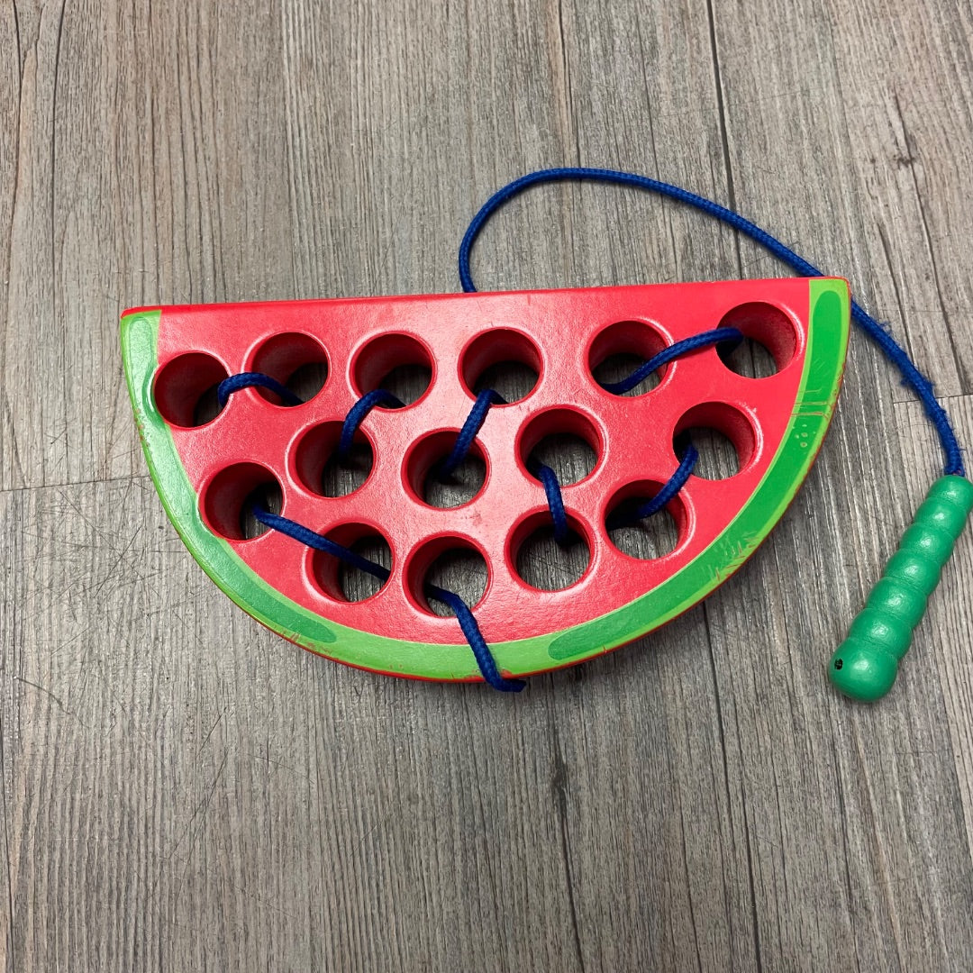 Water Melon Wooden Lacing, Pre-owned