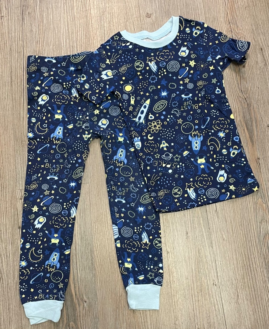 Multi Colour Kids Headquarters Pj Set, 5Y