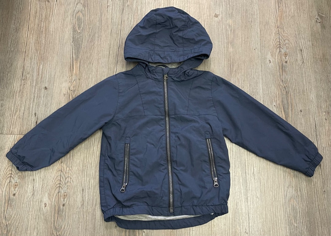 Navy Gap Lined Hooded Jacket, 4Y