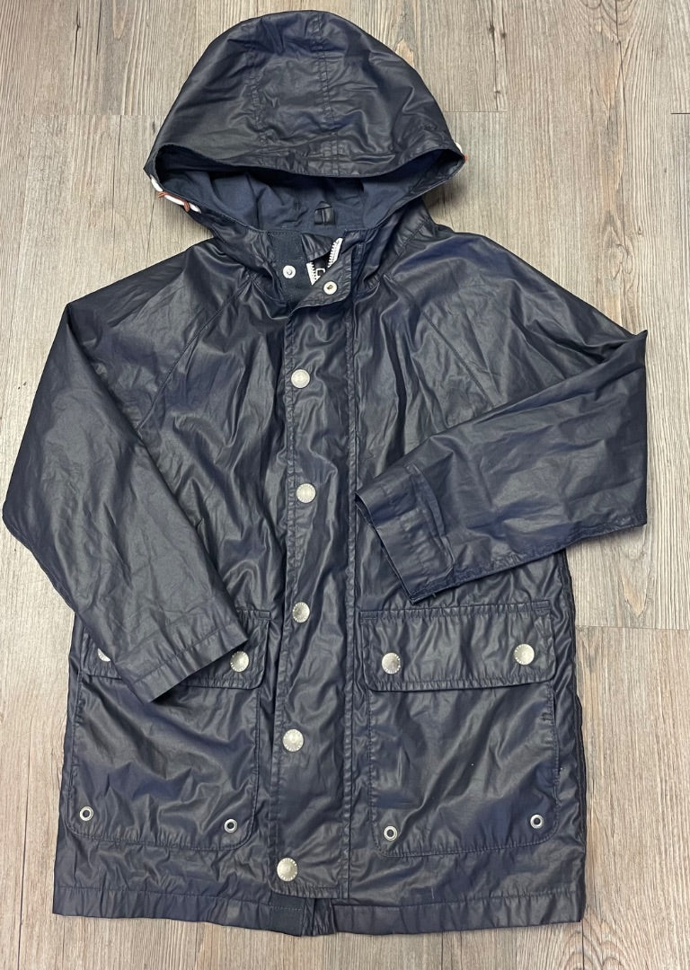 Navy Gap Rain Jacket, 6-7Y
