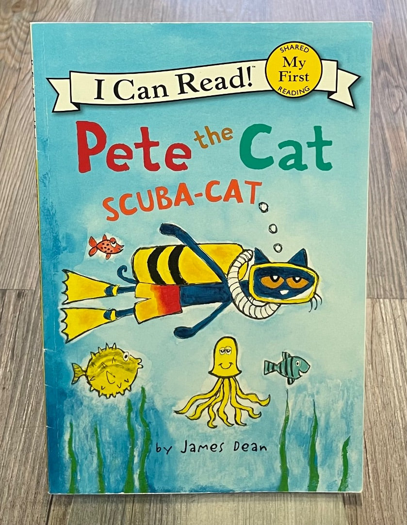 Multi Colour Scuba Cat Pete the Cat, Paperback