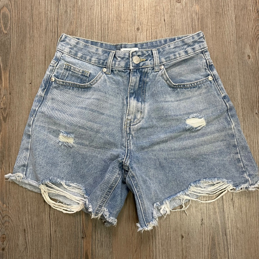 Light Blue Forever 21 Denim Shorts, 25 Waist