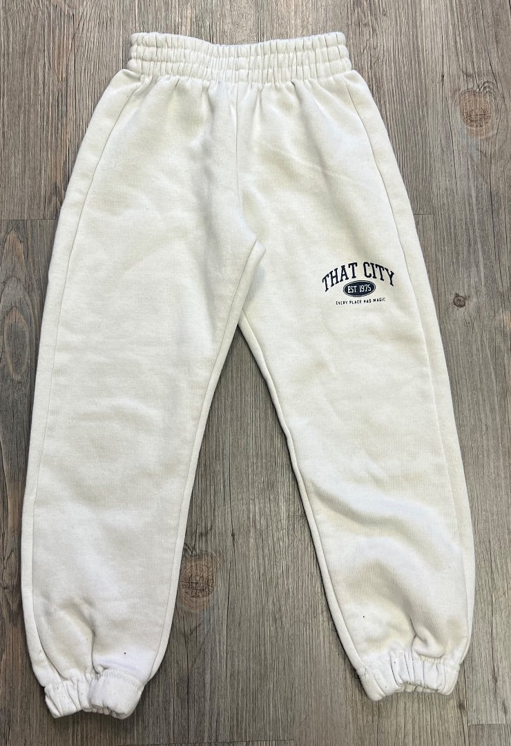 Light grey Zara Sweatpants, 6Y