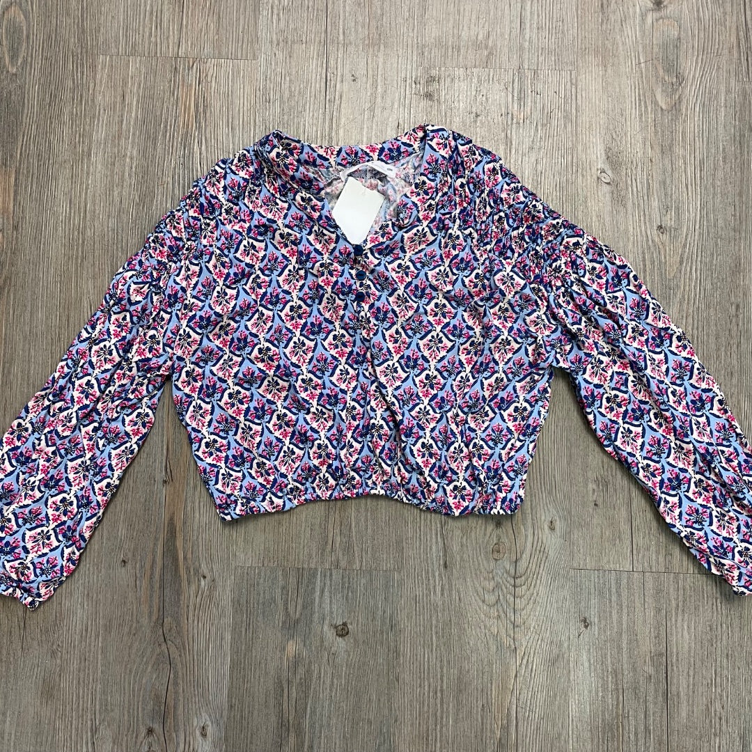 Floral Zara Long Sleeve Top, 8Y