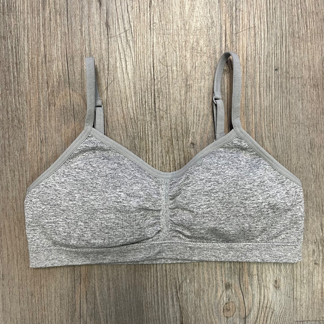 Grey Bralette, 7-8Y