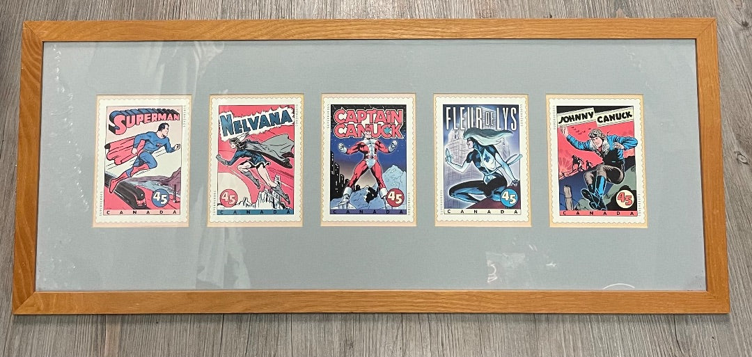 Multi Colour Vintage Canada Super Hero Frame, 12Hx30L