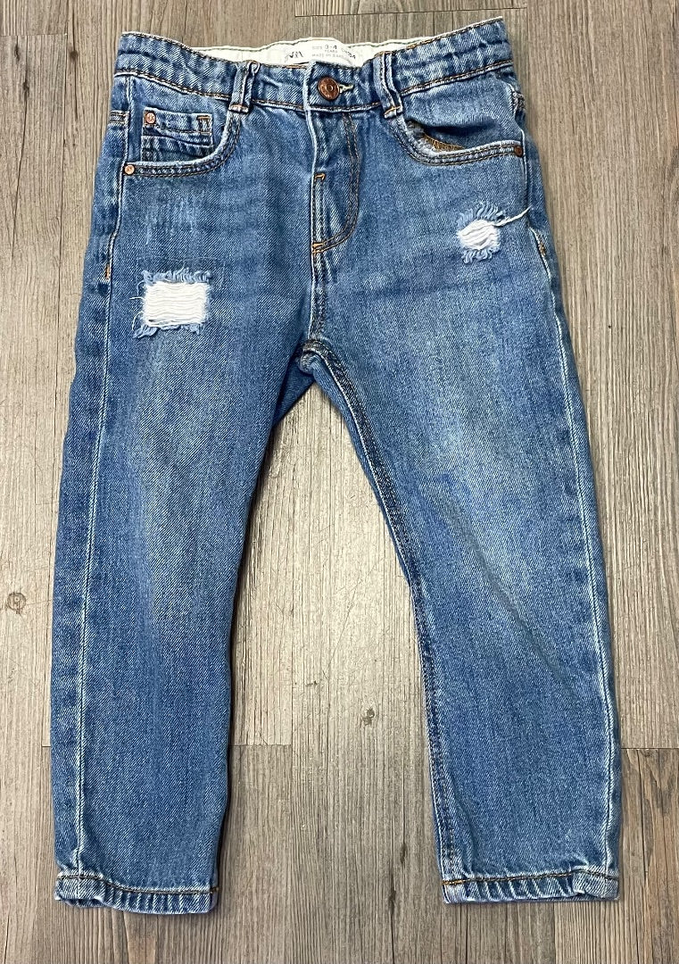 Blue Zara Jeans, 3-4Y