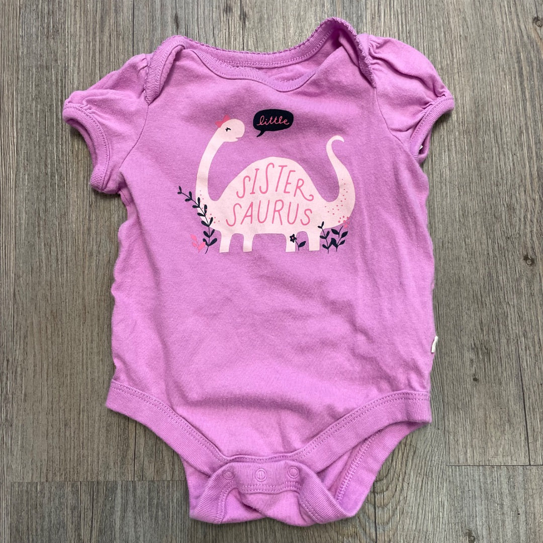 Pink Gap Baby Onesie, 3-6M
