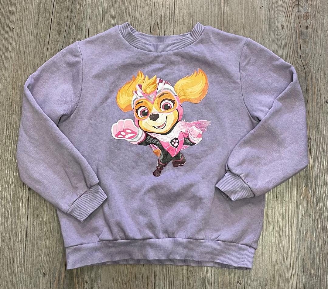 Purple H&M Paw Patrol Sweatshirt, 4-6Y