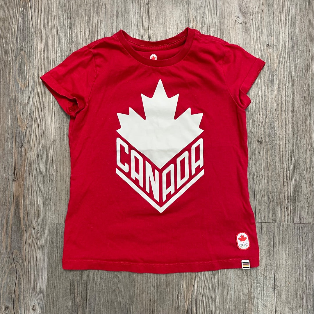 Red Hudson Bay Canada T-Shirt, 5-6Y