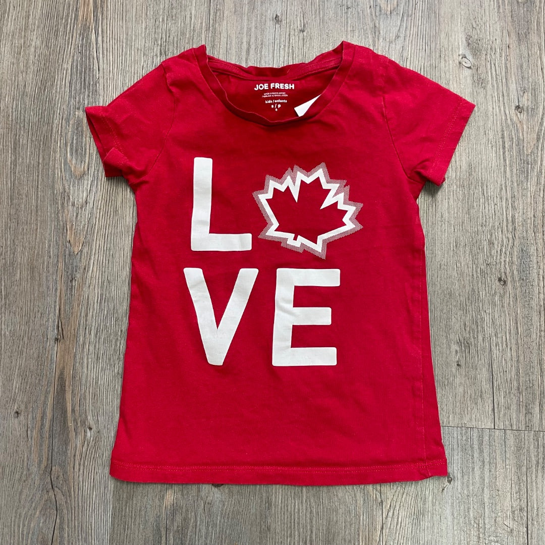 Red Joe Fresh Canada T-Shirt, 6Y