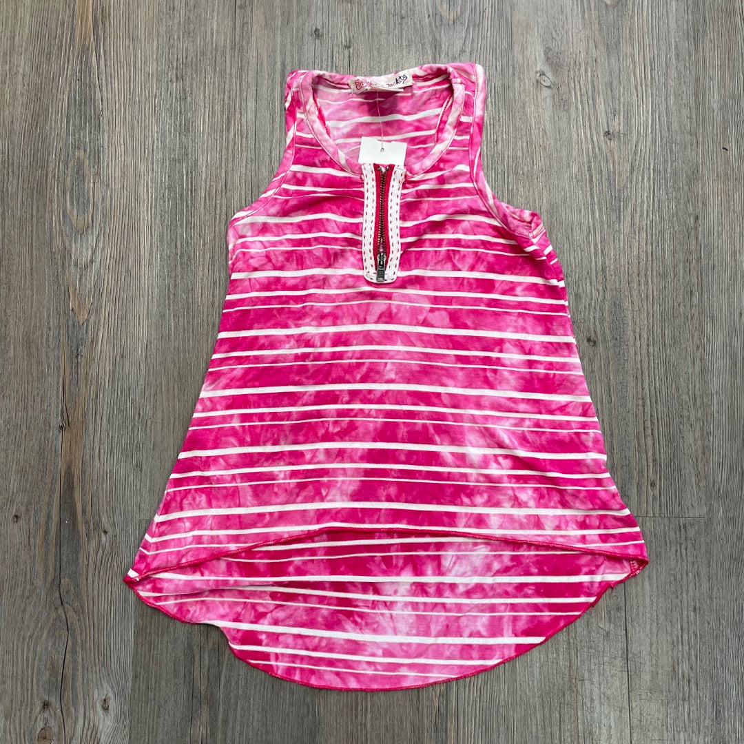 Pink Ragdoll & Rockets Tank Top, 6Y