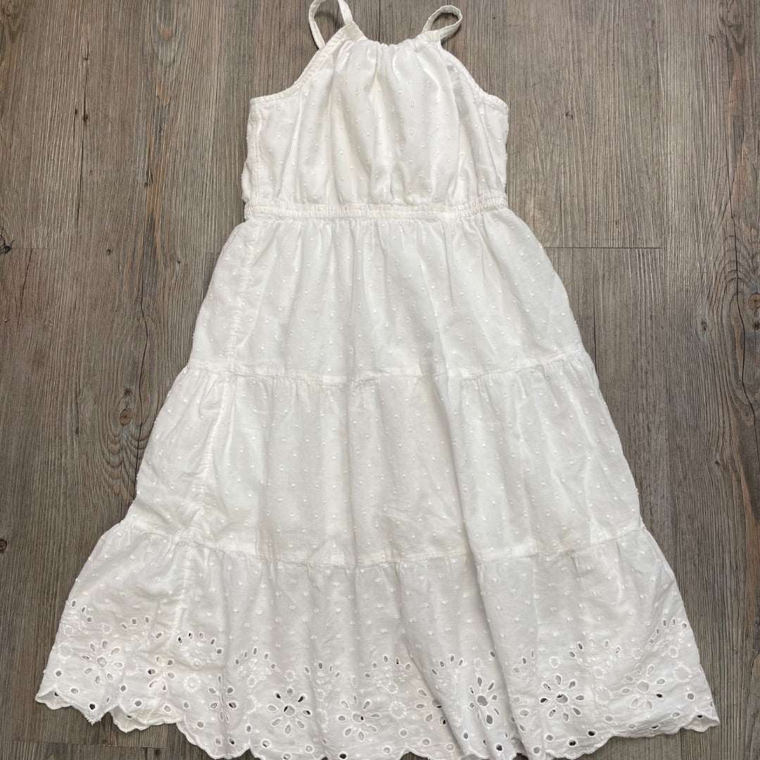 White Gap Summer Dress, 6-7Y