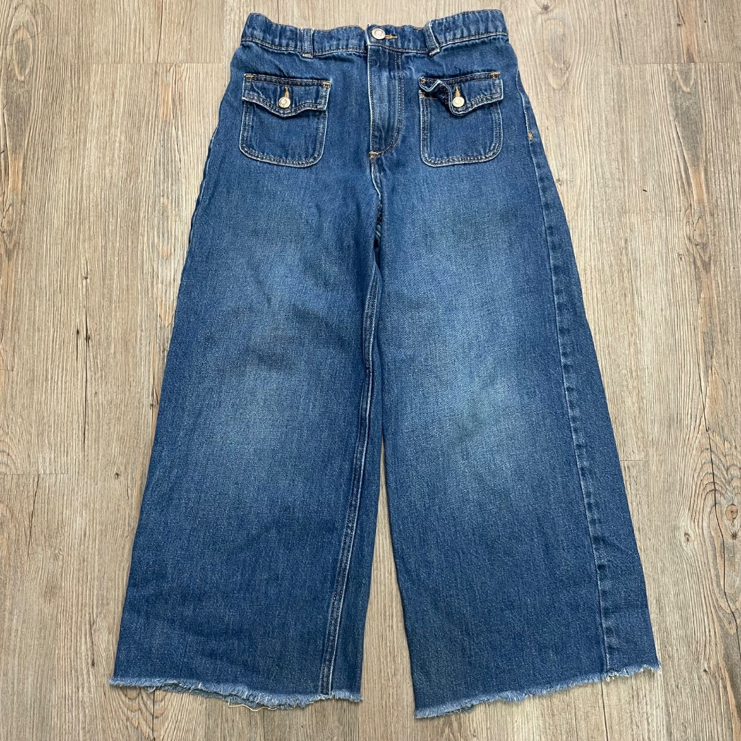 Blue H&M Wide Leg Jeans, 10Y