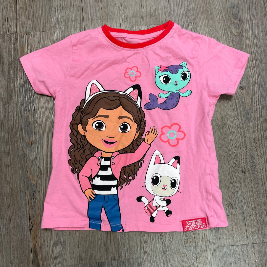 Pink Gabby's Doll House T-Shirt, 7Y