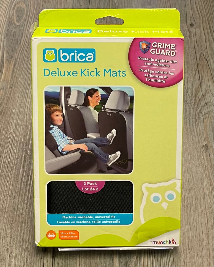 Black Brica Deluxe kick Mats, 18inchx23inch