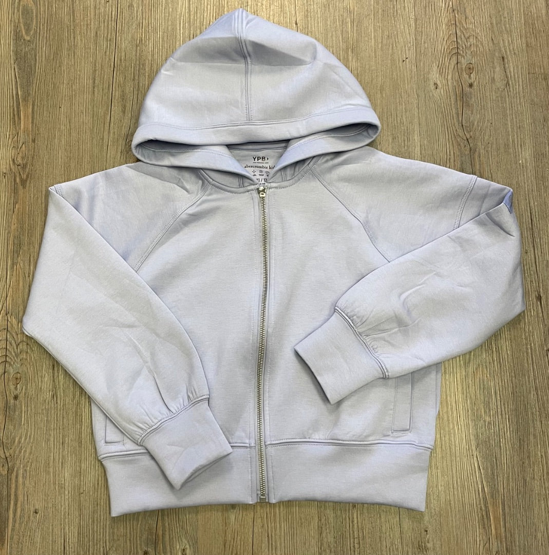 Lavander Abercrombie YPB Zip Hooded Jacket, 11-12Y