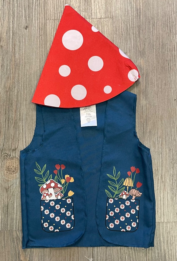 Multi Colour Gnome Costume, 2Y