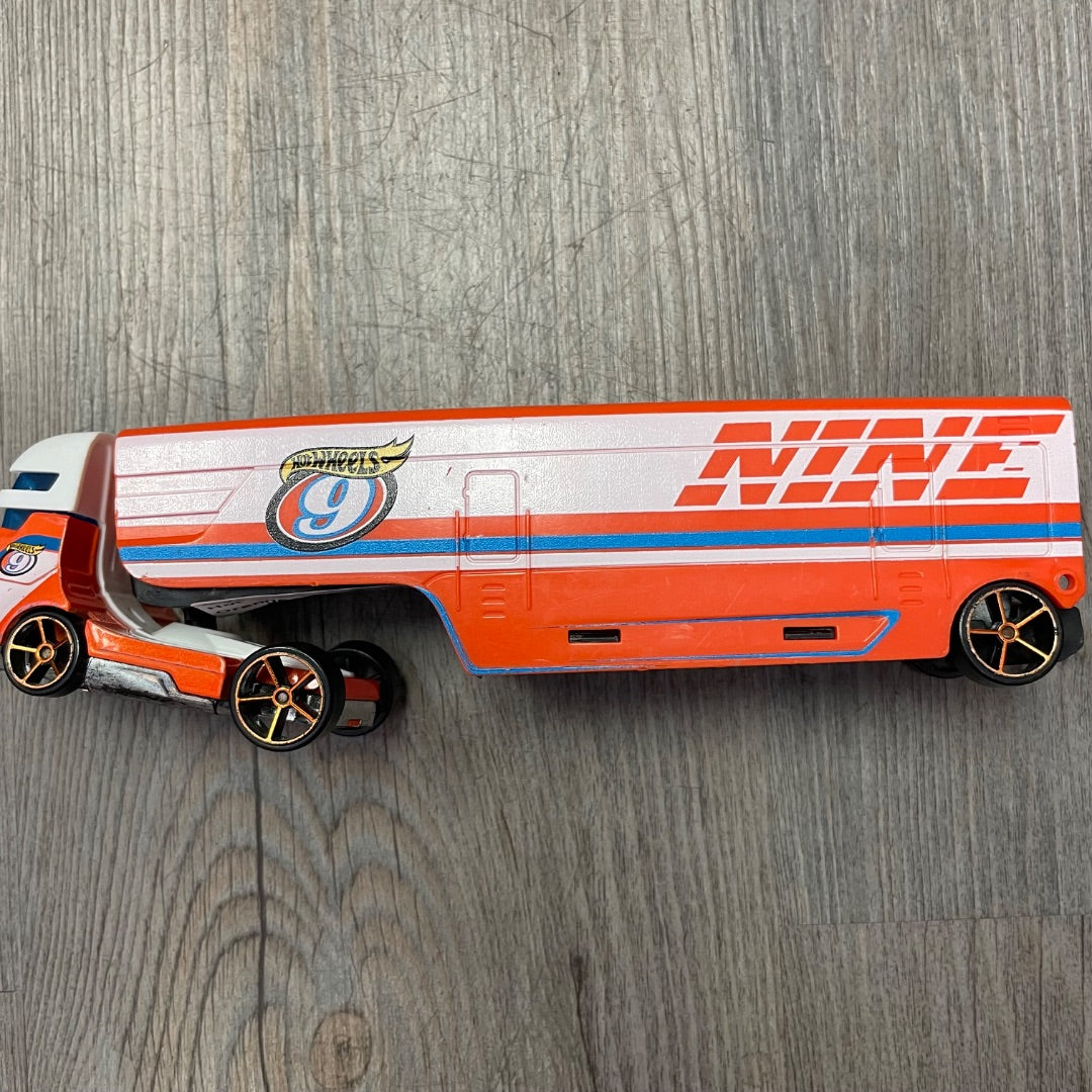 Orange Hot Wheels Truck