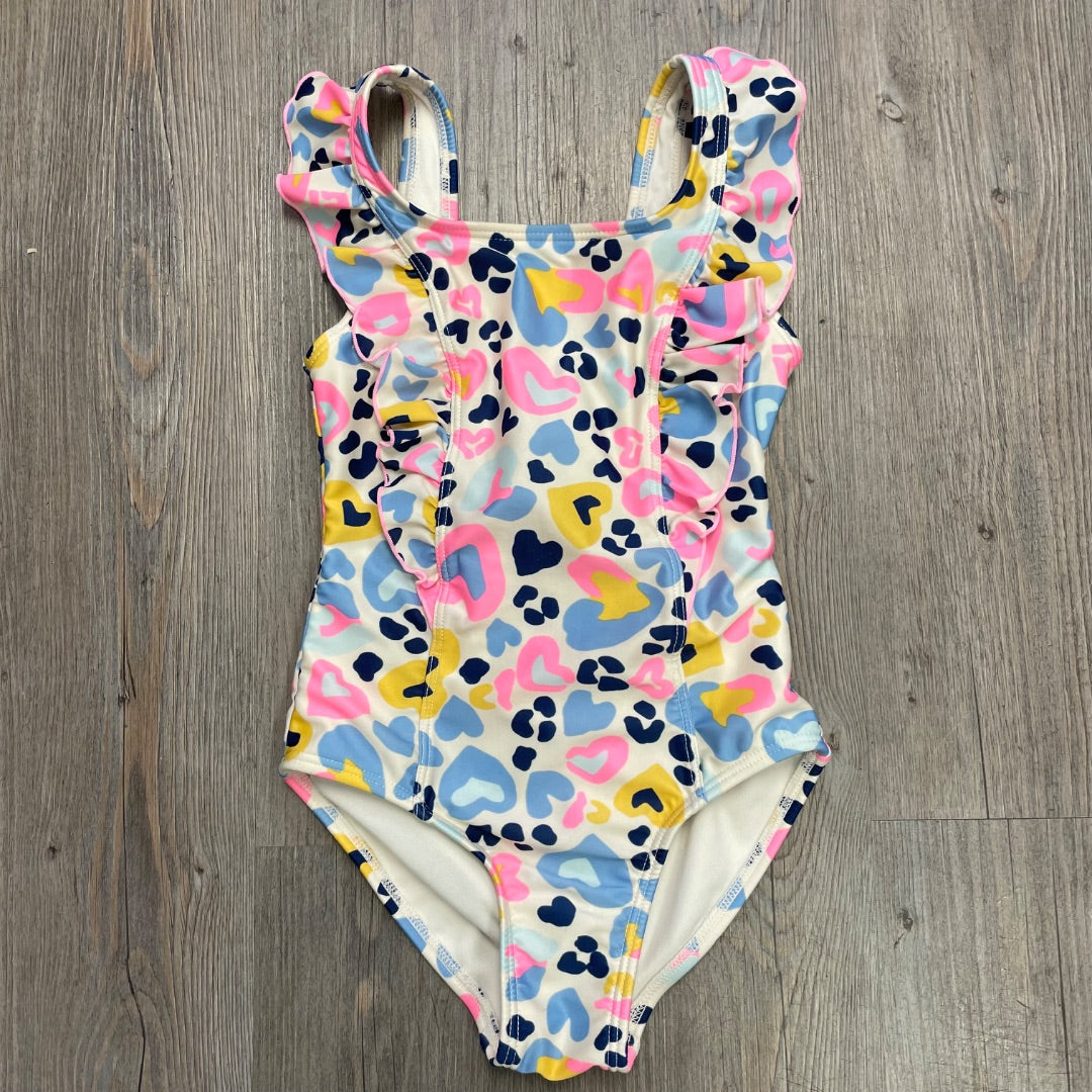 Multi Colour Cat & Jack Onepiece Bathing Suit, 6-7Y