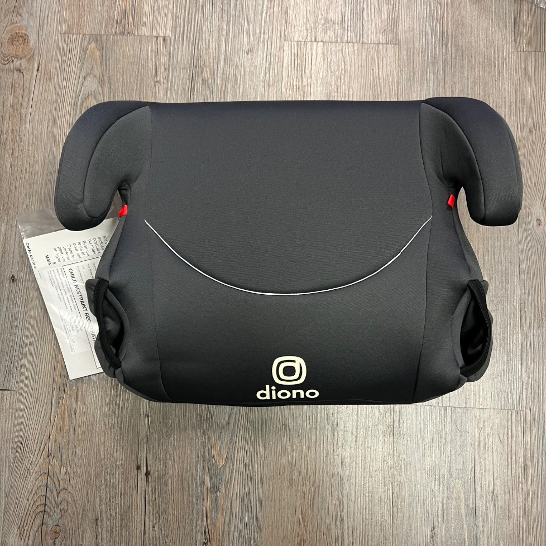 Black Diono Solana Backless Booster, 40lbs