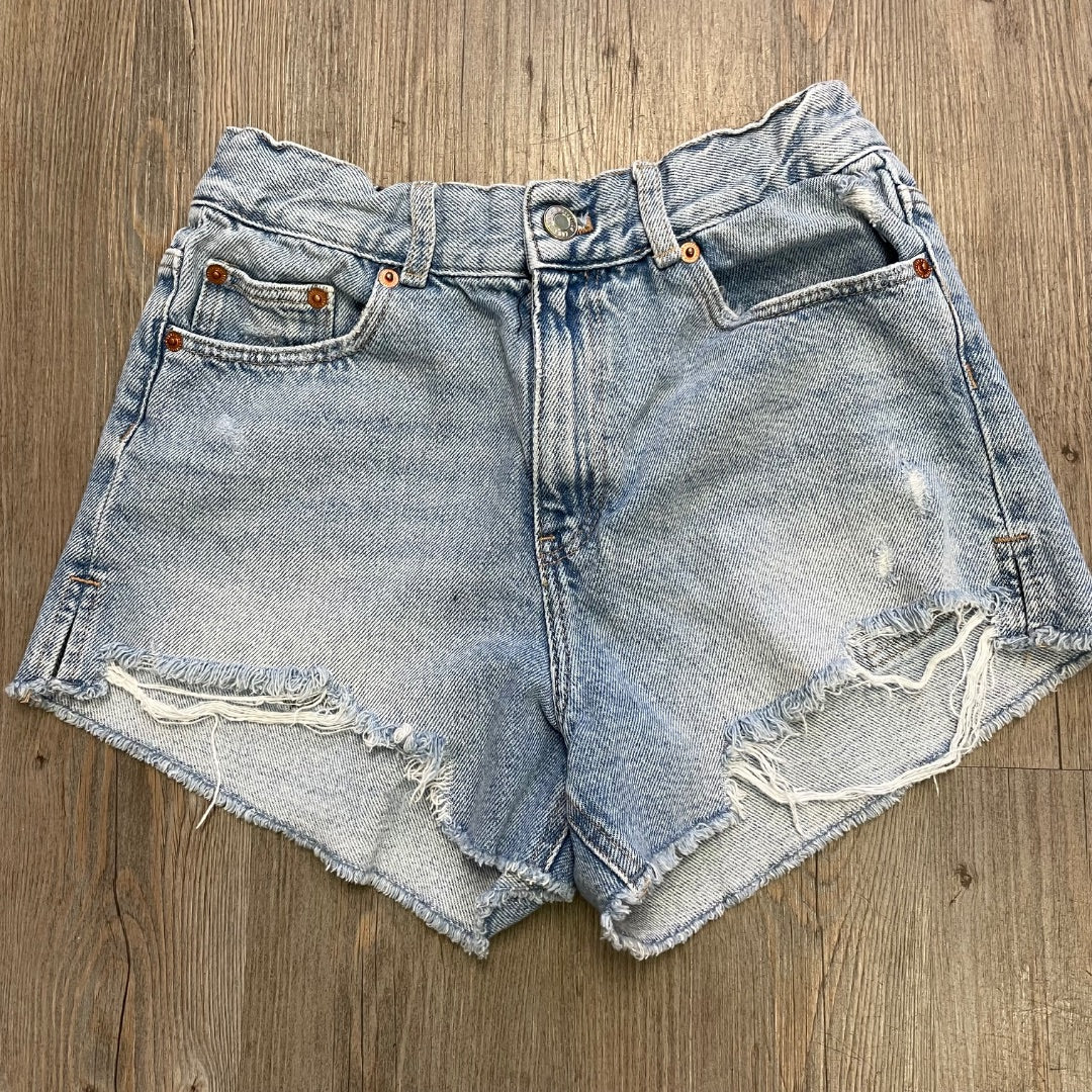Blue Zara Denim Shorts, 13-14Y