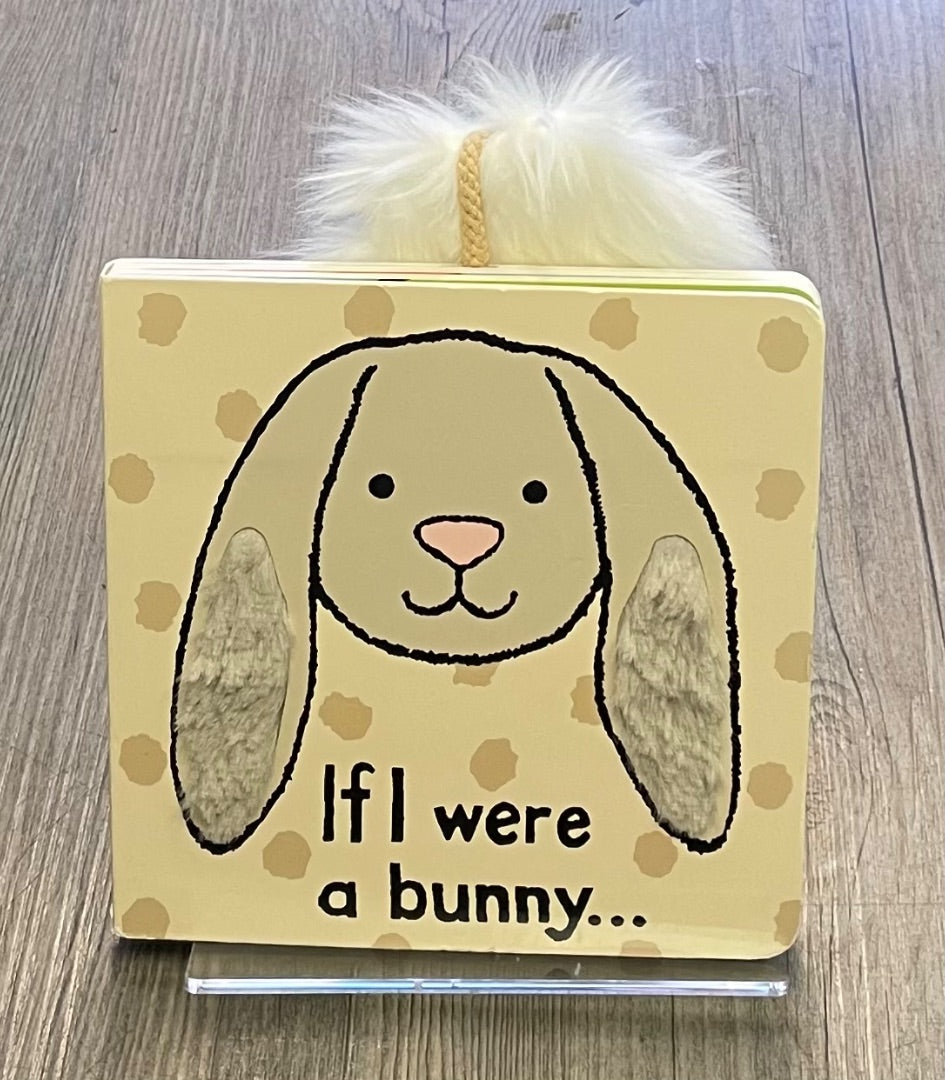 Beige If I were A Bunny, Boardbook