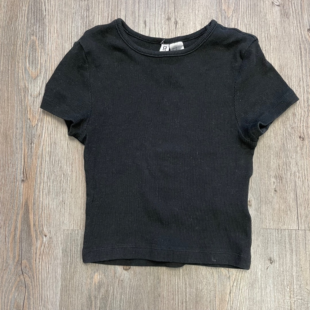 Black Divided T-Shirt, XS