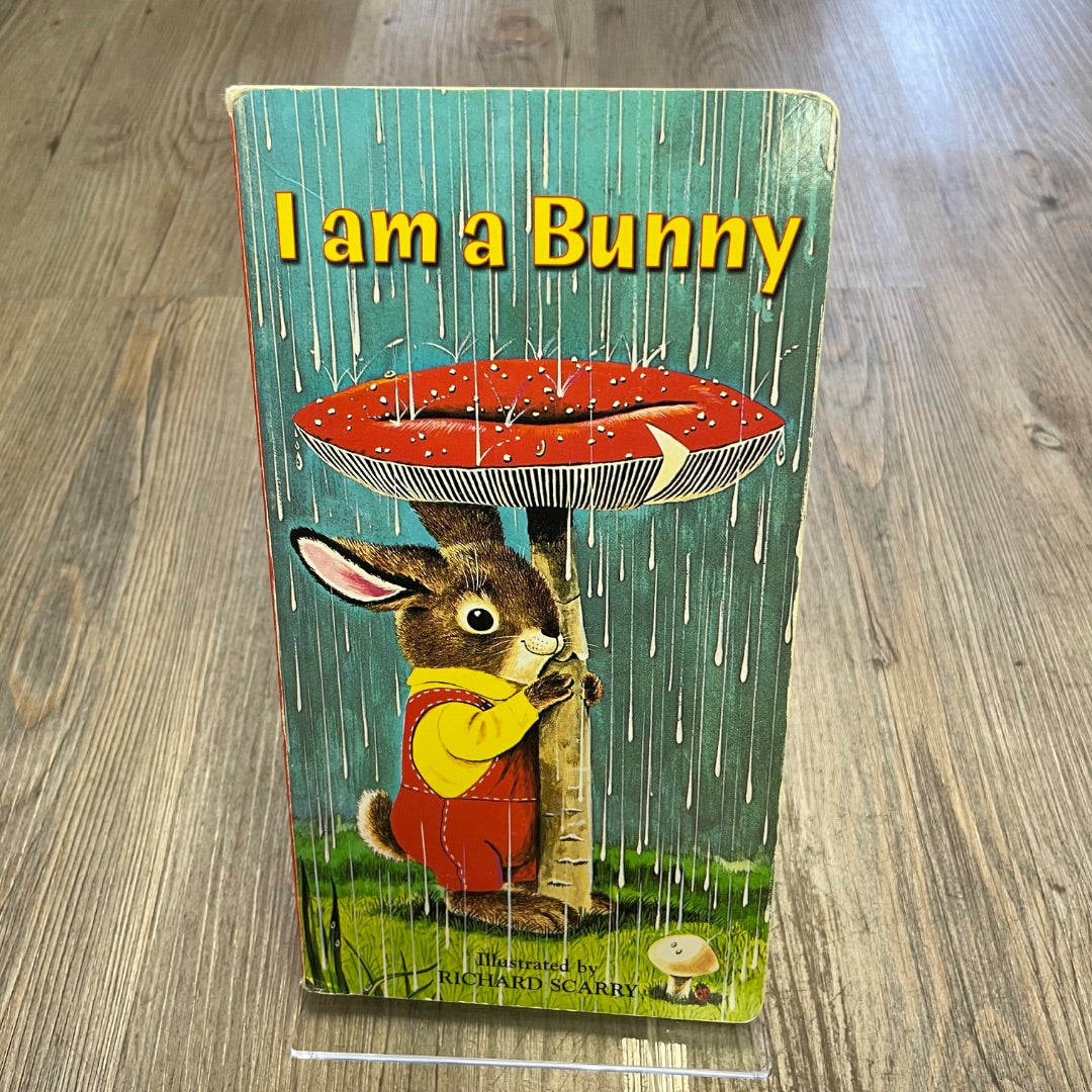 Multi Colour I Am A Bunny, Boardbook