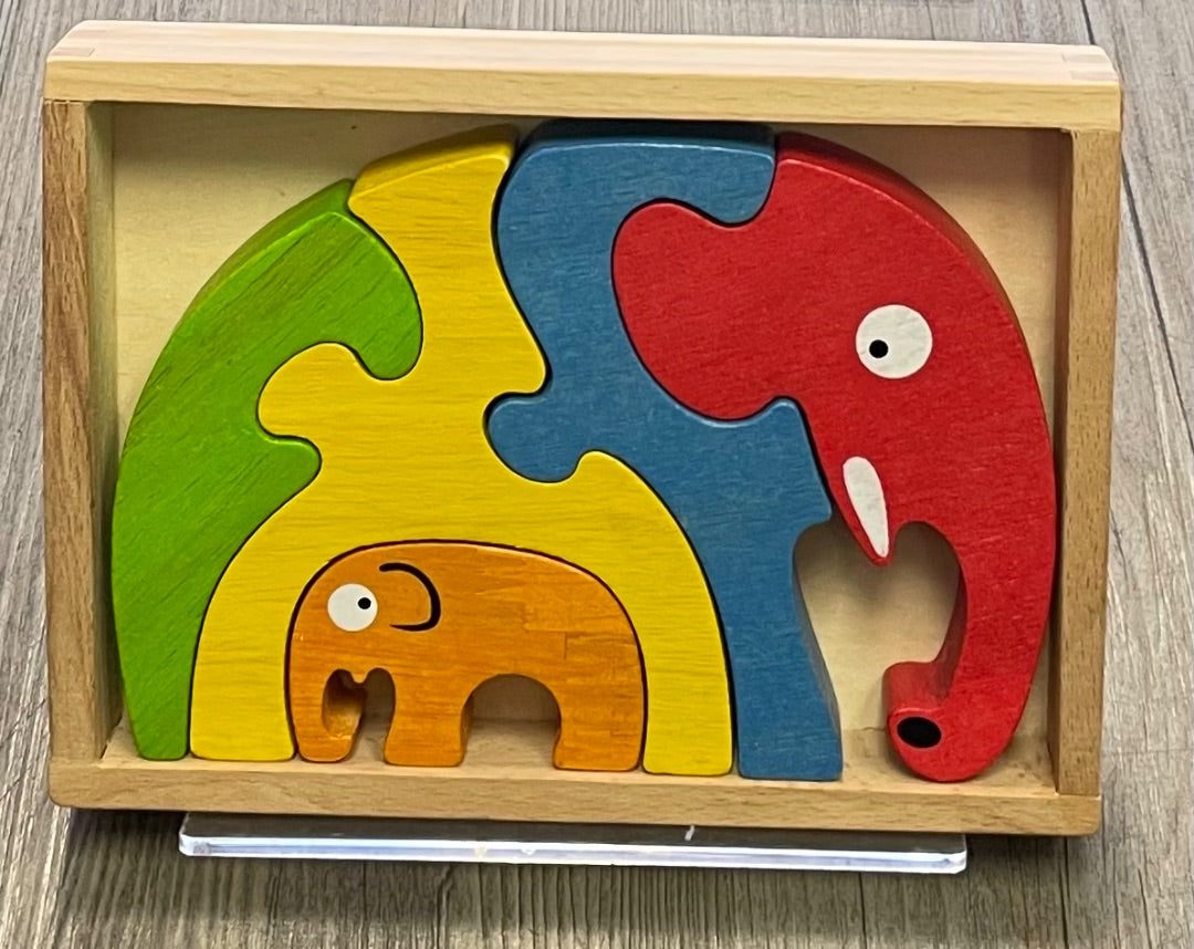 Multi Colour Begin Again Elephant Puzzle, 2Y+