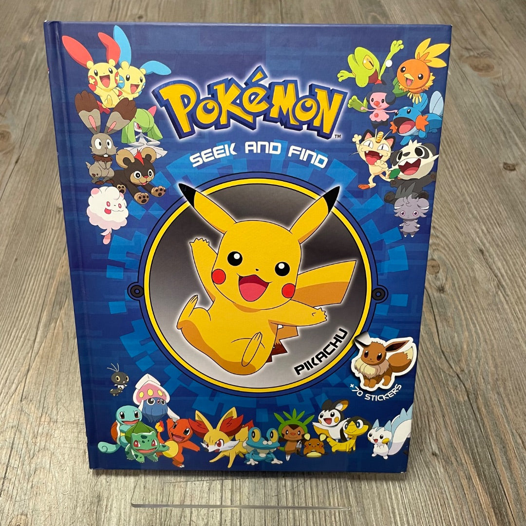 Multi Colour Pokemon Seek And Find, Hardcover
