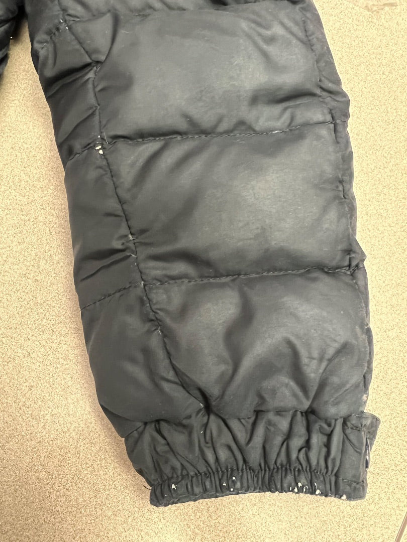 Navy Moncler Barin Down Hooded Winter Jacket, 4Y