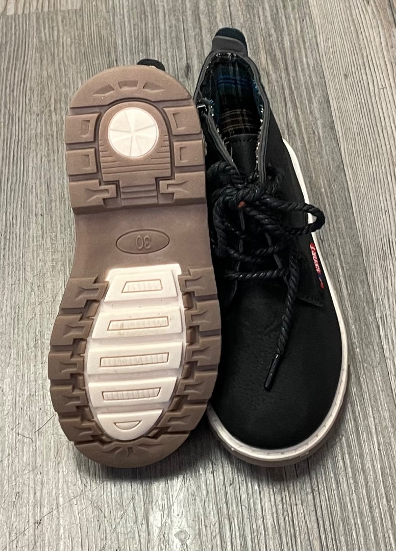 Black Hightop Side Zip, 12Y