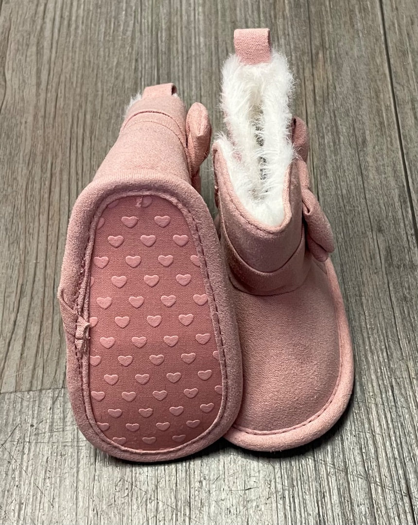 Pink Joe Fresh Fall Boots, 0-3M
