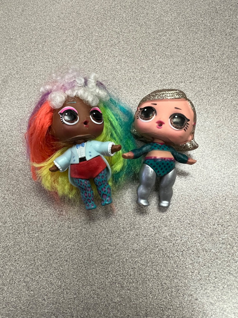 Rainbow LOL Dolls, 2pcs
