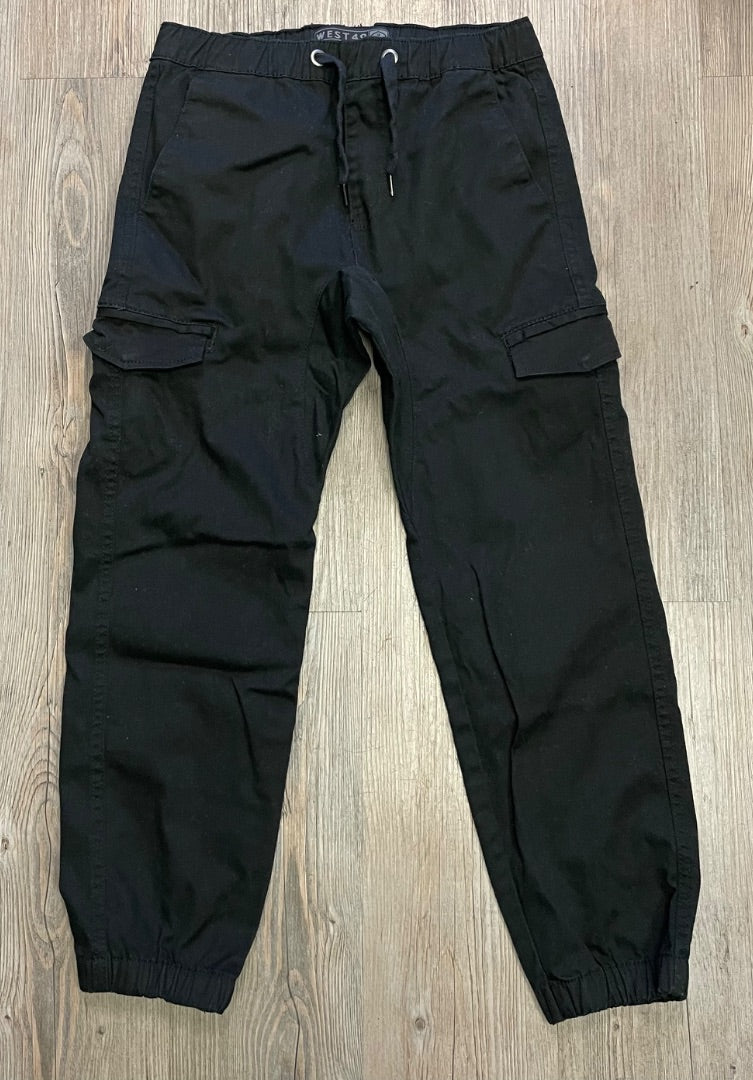 Black West 49 Jogger Pants, 9-10Y