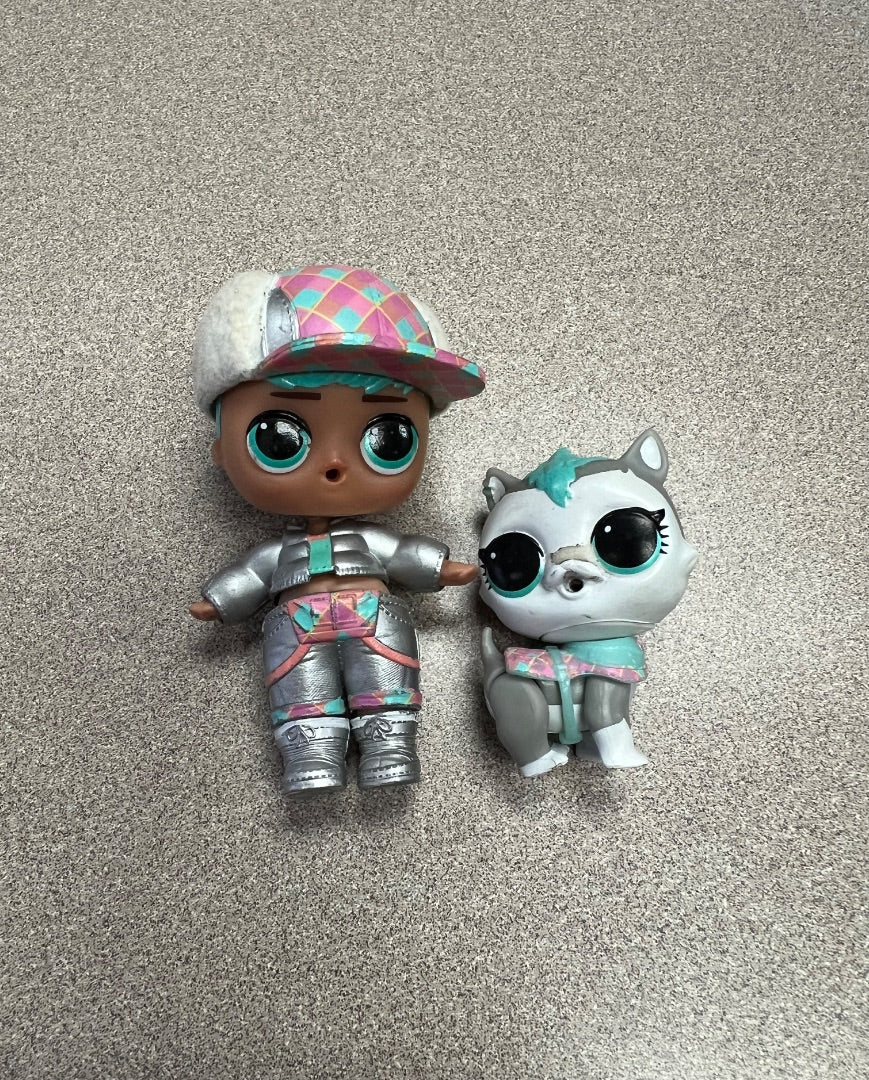 Silver LOL Dolls, 2pcs