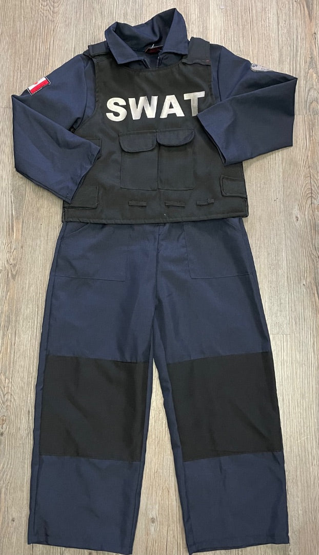 Navy Authentic Kids Swat Costume, 5-6Y