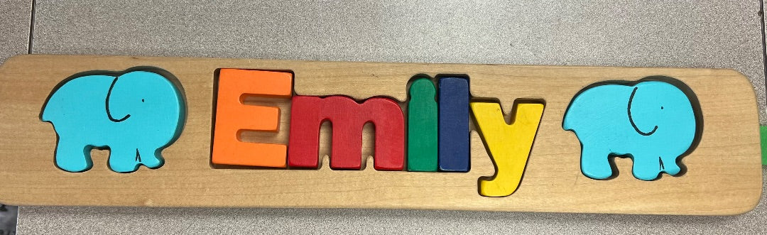 Wooden Emily Name Puzzle