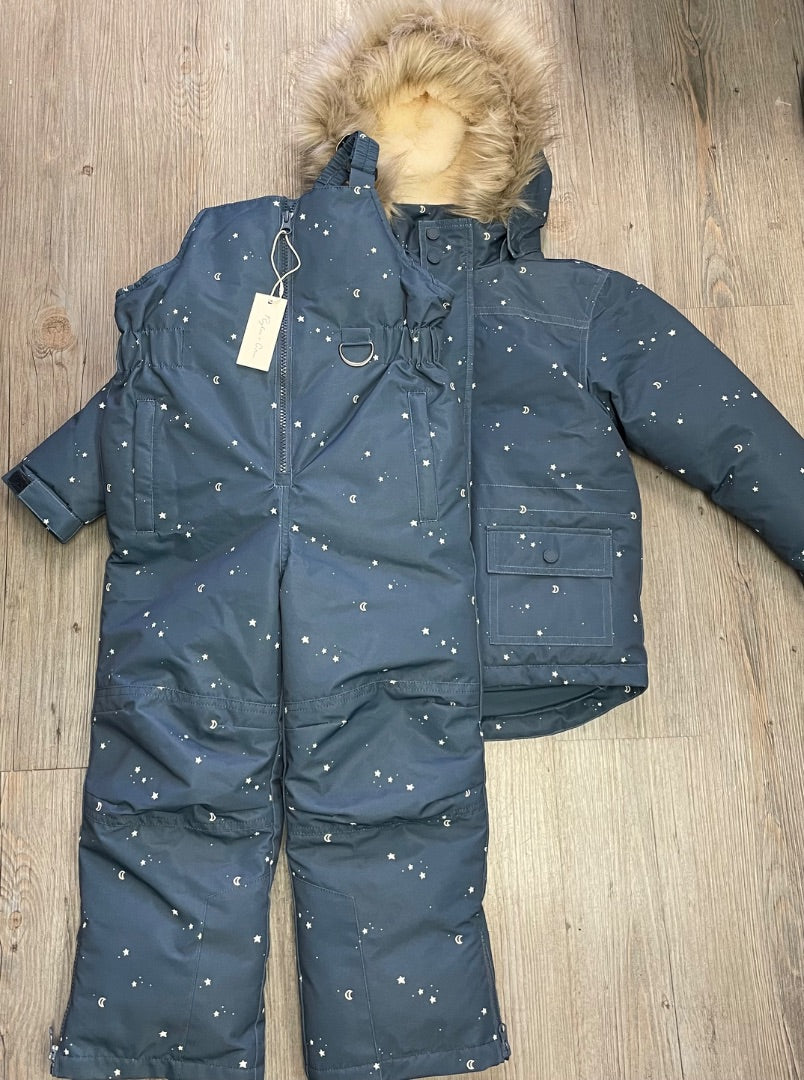 Indigo Rylee + cru Snowsuit Set, 4-5Y