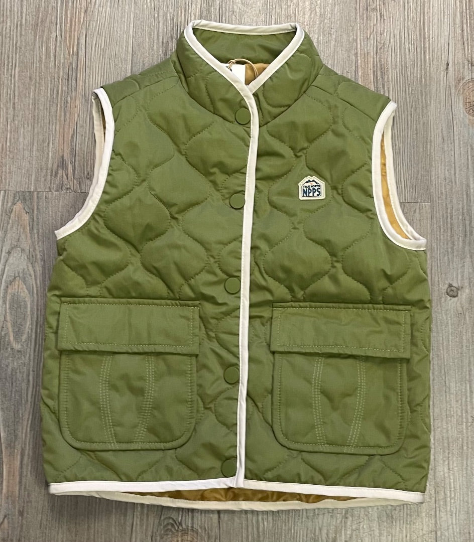 Green Noppies Quilted Vest, 3-4Y