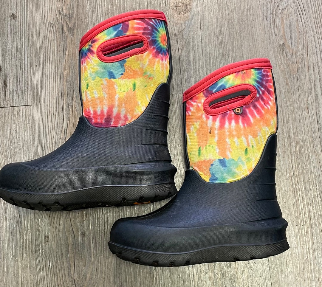 Ties Dye Bogs Winter Tie Dye Boots, 13Y
