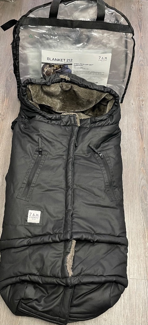 Black 7AM Blanket212 Evolution Waxed Collection, 6M-4T