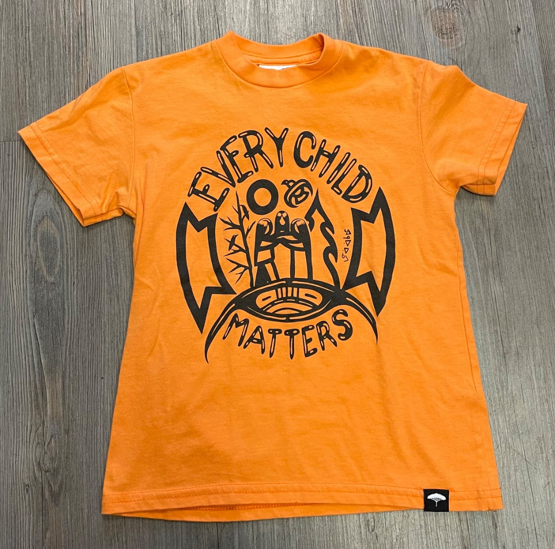 Orange Ungali Every child Matters Tee, 7-8Y