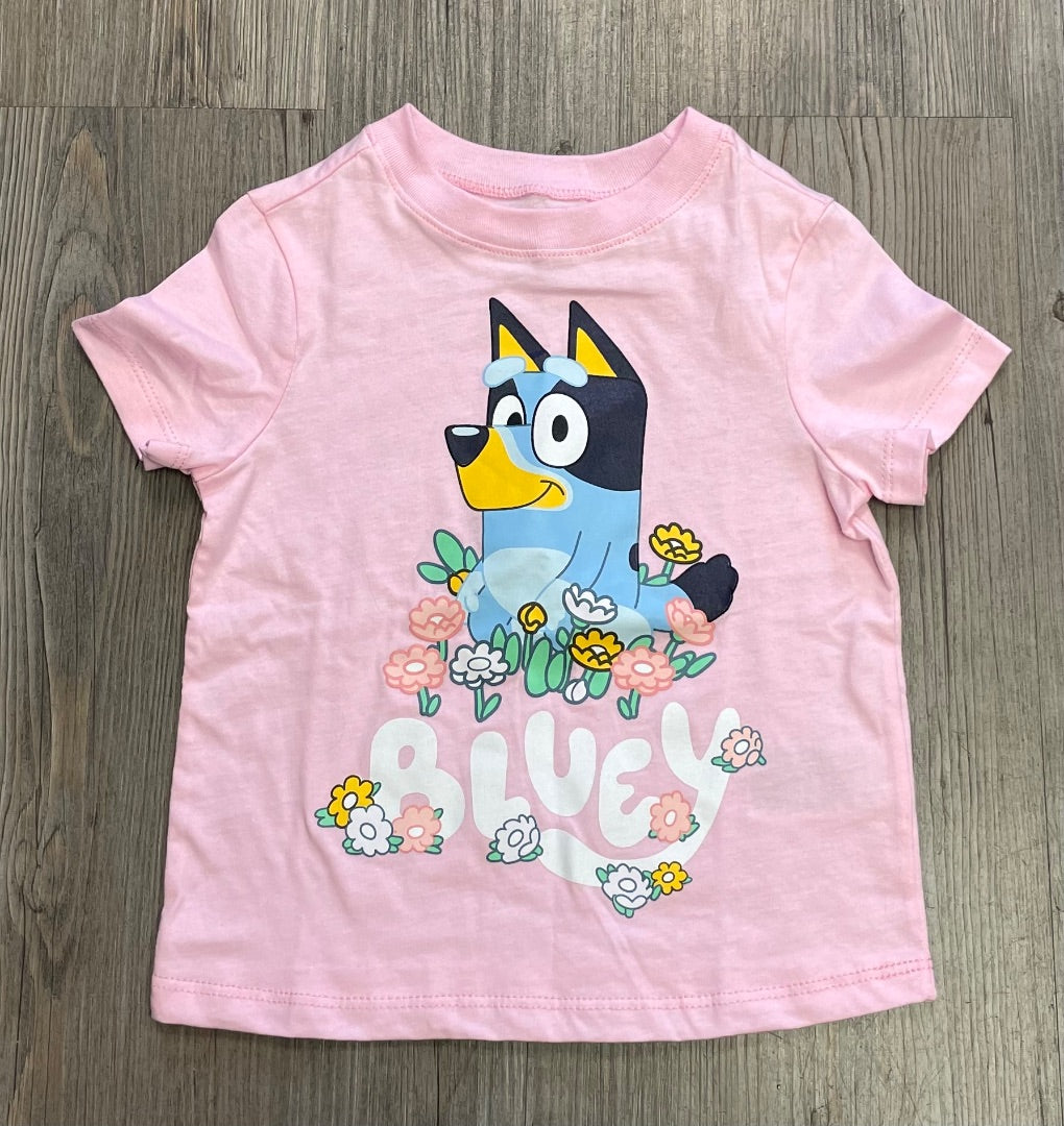 Pink Bluey Tee, 2Y